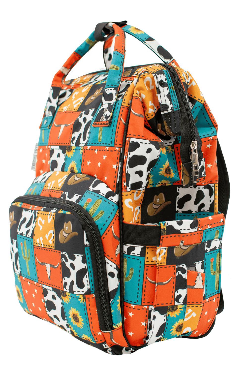 Cowboy Patches - Diaper Bag - MOOGCO Baby