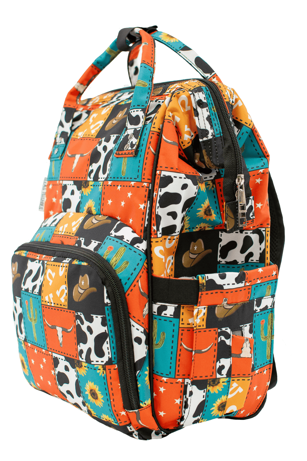 Cowboy Patches - Diaper Bag