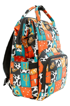 Cowboy Patches - Diaper Bag