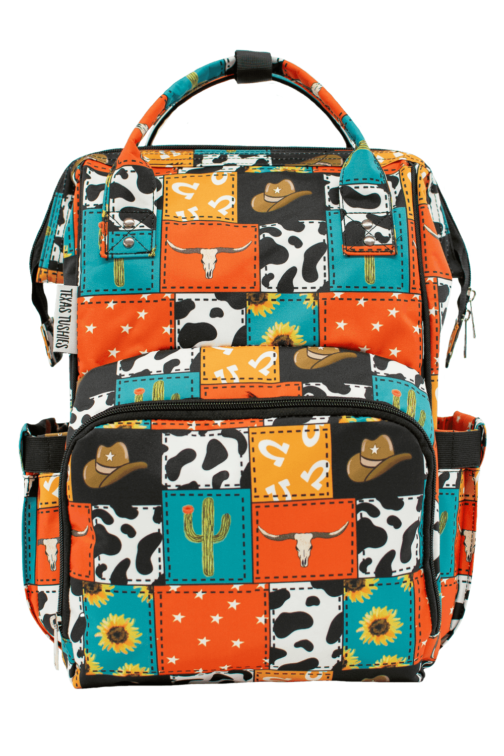 Cowboy Patches - Diaper Bag