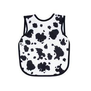 Cowhide Bapron on sale, angle view showcasing its unique design and functionality for babies.