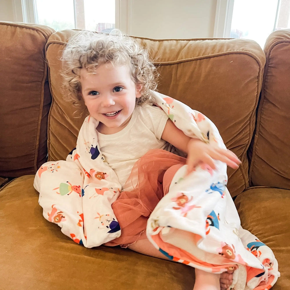 Cozy For Kids Weighted Blanket - Soft, soothing swaddle blanket designed for comfort and better sleep for babies.