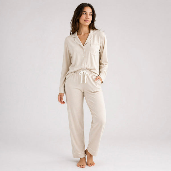 Tencel Modal Long Sleeve Pajama Set
