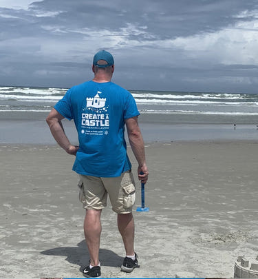 Create A Castle™ Short Sleeve T-Shirt for babies, perfect for beach fun and sunny days.