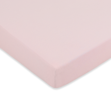 Pink crib sheets for babies, soft and cozy bedding for a comfortable nursery.