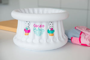 Cupcake Babies Big Bath White & inflator (suitable from 1 year up to 8 years)