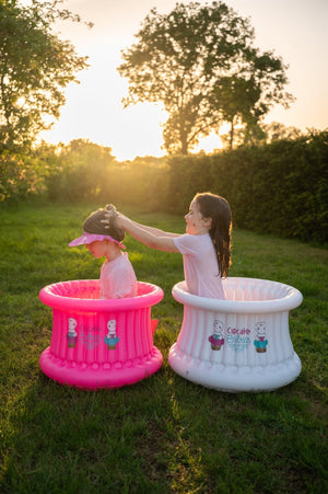 Cupcake Babies Shampoo Cap — Pink | No More Tears