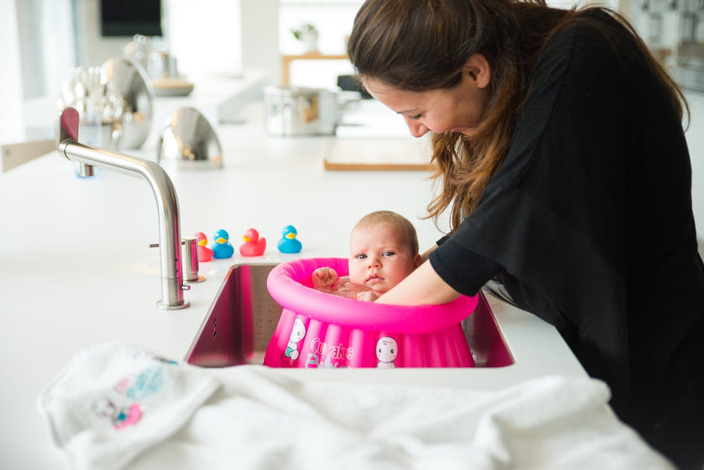 Cupcake Babies Small Bath — Pink | Newborn to 12 Months