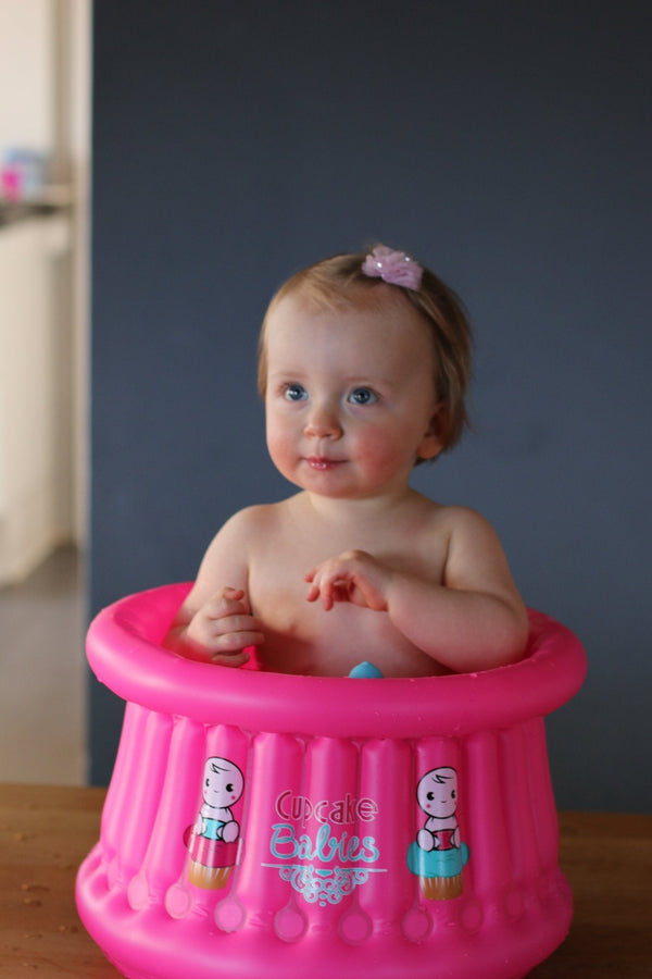 Cupcake Babies Small Bath — Pink | Newborn to 12 Months