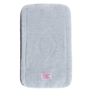 Custom Organic Flax Linen Mattress Pad for Bassinet, Cradle or Crib