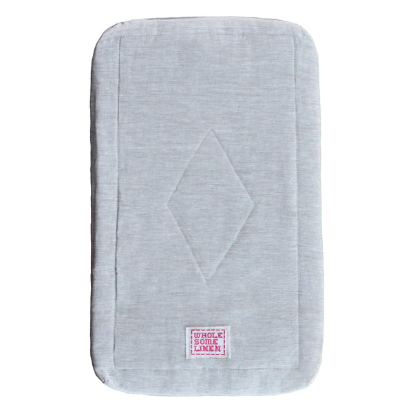 Custom Organic Flax Linen Mattress Pad for Bassinet, Cradle or Crib