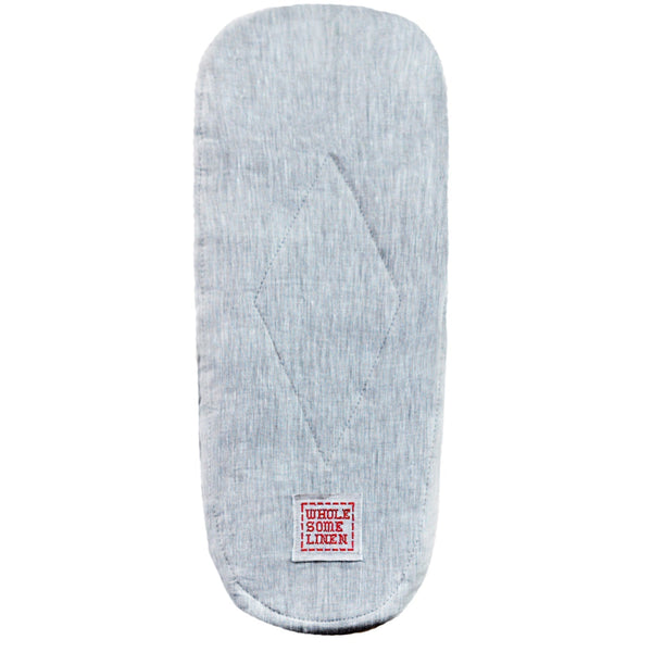 Custom Organic Flax Linen Mattress Pad for Bassinet, Cradle or Crib