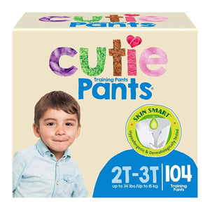 Cutie Training Pants for boys, size 2T/3T, perfect for potty training. Soft, comfortable, and stylish.