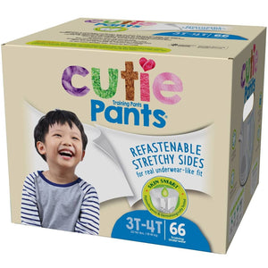Cutie Training Pants for boys, size 3T/4T, perfect for potty training. Soft, comfortable, and stylish.