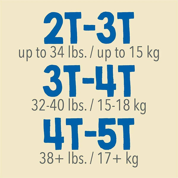 Cutie Training Pants for boys, size 3T/4T, perfect for potty training, shown from angle 3.