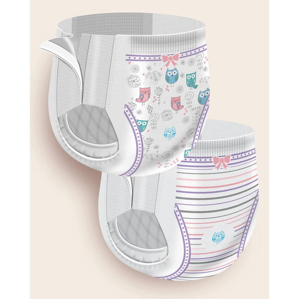 Cutie Training Pants for girls in size 2T/3T, shown from angle 2, perfect for potty training.
