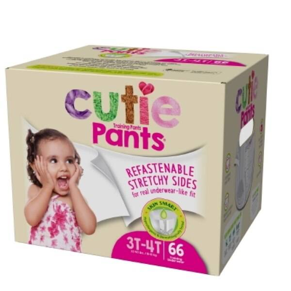 Cutie Training Pants for girls, size 3T/4T, perfect for potty training. Soft, comfortable, and stylish design.