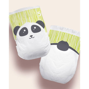Cuties Complete Care Size 5 Baby Diapers, disposable, angle view showcasing softness and absorbency.