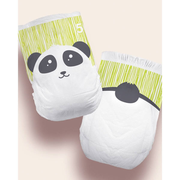 Cuties Complete Care Size 5 Baby Diapers, disposable, angle view showcasing softness and absorbency.