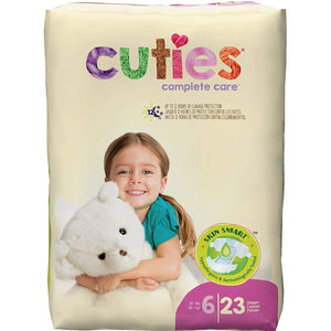 Cuties Complete Care Baby Diapers, Size 6 - soft, absorbent disposable diapers for ultimate baby comfort and protection.