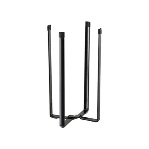 Collapsible steel bottle dryer at angle 14, perfect for efficient drying of baby bottles and accessories.