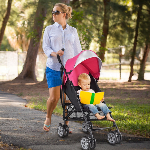 Lightweight folding baby umbrella stroller for travel, shown at angle 17, perfect for toddlers on the go.