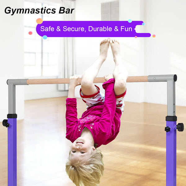 Adjustable Gymnastics Horizontal Bar for Kids - Weather