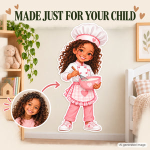 Personalized Baker Wall Decal from Photo, Dream Job Sticker, image 13