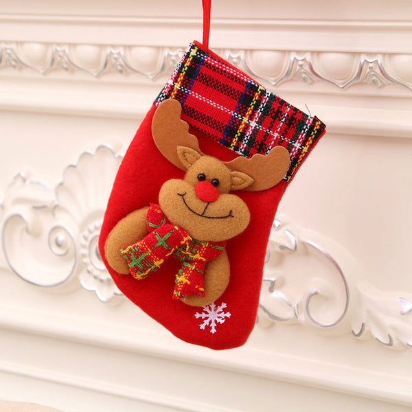 Santa Claus Socks Christmas Tree Pendant