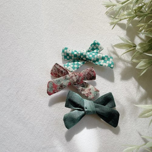 Classic Hair Bow - Blush Abstract (Limited Edition)