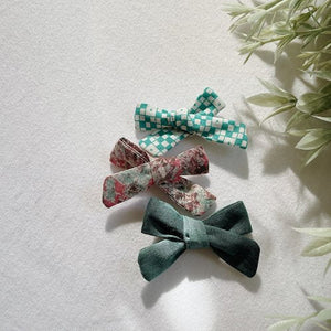 Classic Hair Bow - Blush Abstract (Limited Edition)