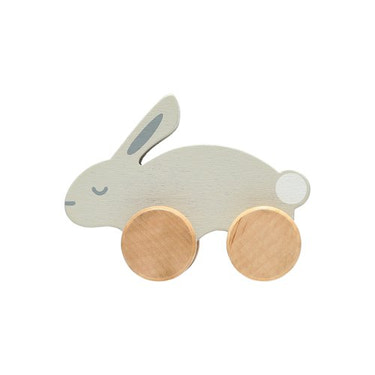 Wooden Bunny Push Toy