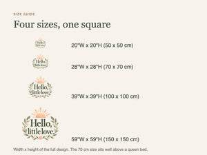 Hello, little love Quote Wall Decal for Mom, image 4