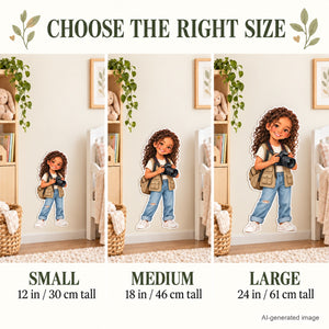 Personalized Photographer Wall Decal from Photo, Dream Job Sticker, image 7