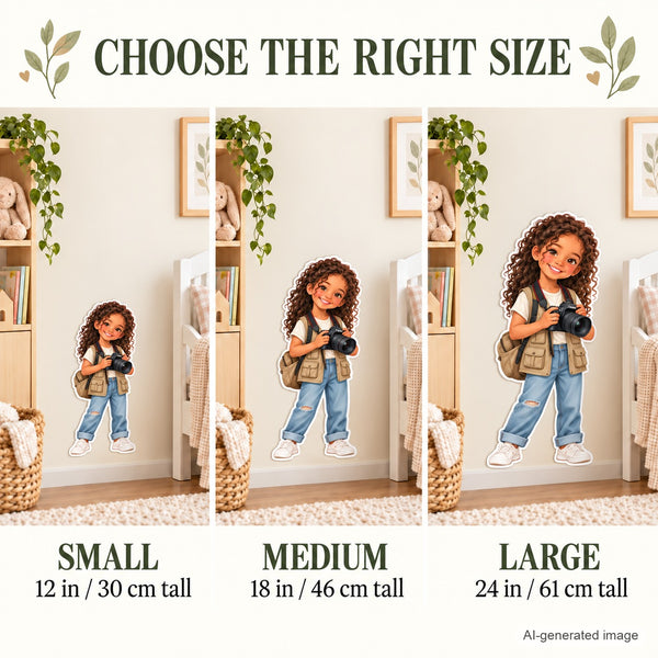 Personalized Photographer Wall Decal from Photo, Dream Job Sticker, image 7
