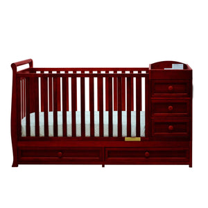 AFG Daphne 3-in-1 Crib and Changer Combo Cherry
