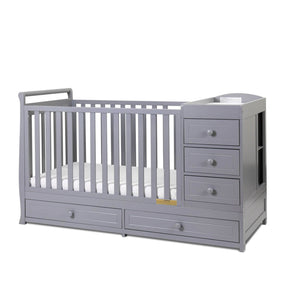 AFG Daphne 3-in-1 Crib and Changer Combo Gray