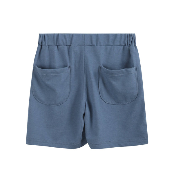 Dark Blue Boys Pocket Short