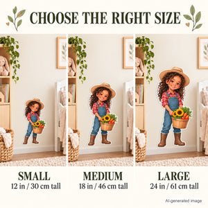 Personalized Farmer Wall Decal from Photo, Dream Job Sticker, image 7