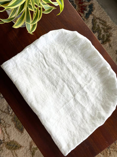 Off white washed linen lounger slip cover for versatile baby loungers, stylish and comfortable duvet cover option.