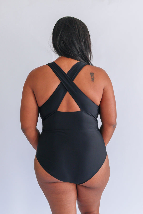 One Piece Zip Breastfeeding Swimsuit 2026