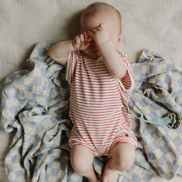 Mushie Organic Cotton Muslin Swaddle Blanket extra soft