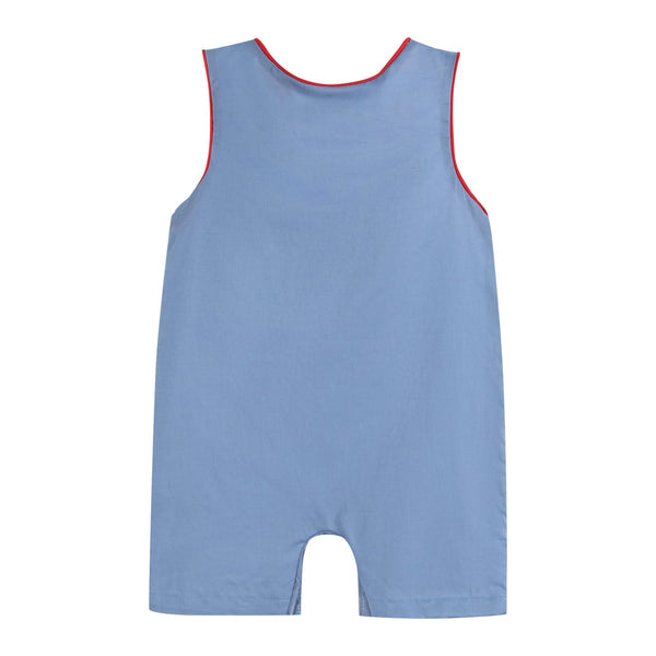 Denim Look Crawfish Romper