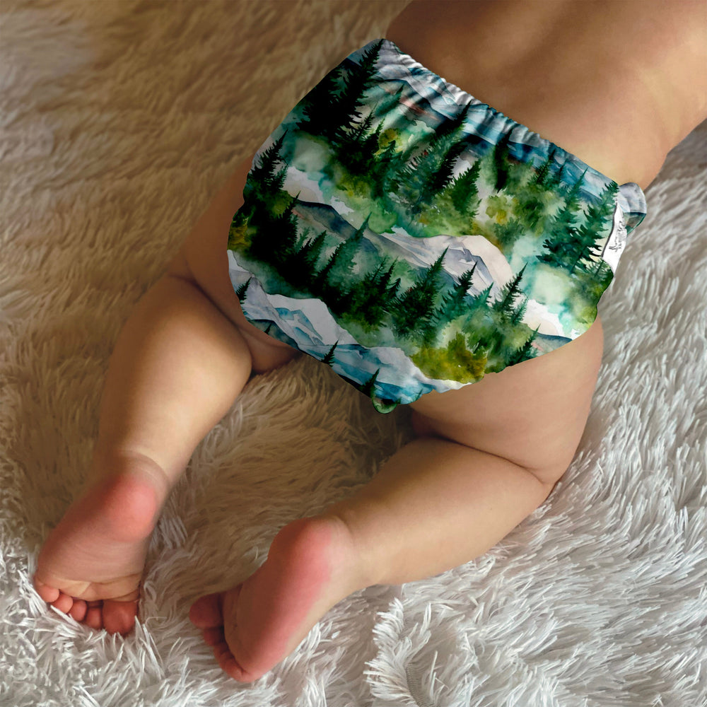 Wilder Cloth Diaper Cover - Mountain Escape