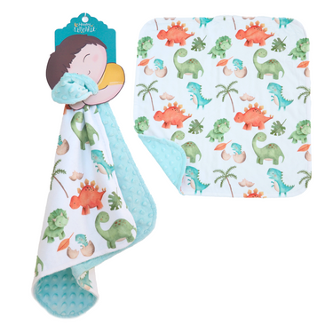 Mini Minky Blanket Dino - MOOGCO Baby