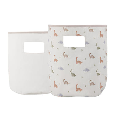 Darby Dino Pattern Storage: Colorful, playful storage solution for kids' rooms, featuring a fun dinosaur design.