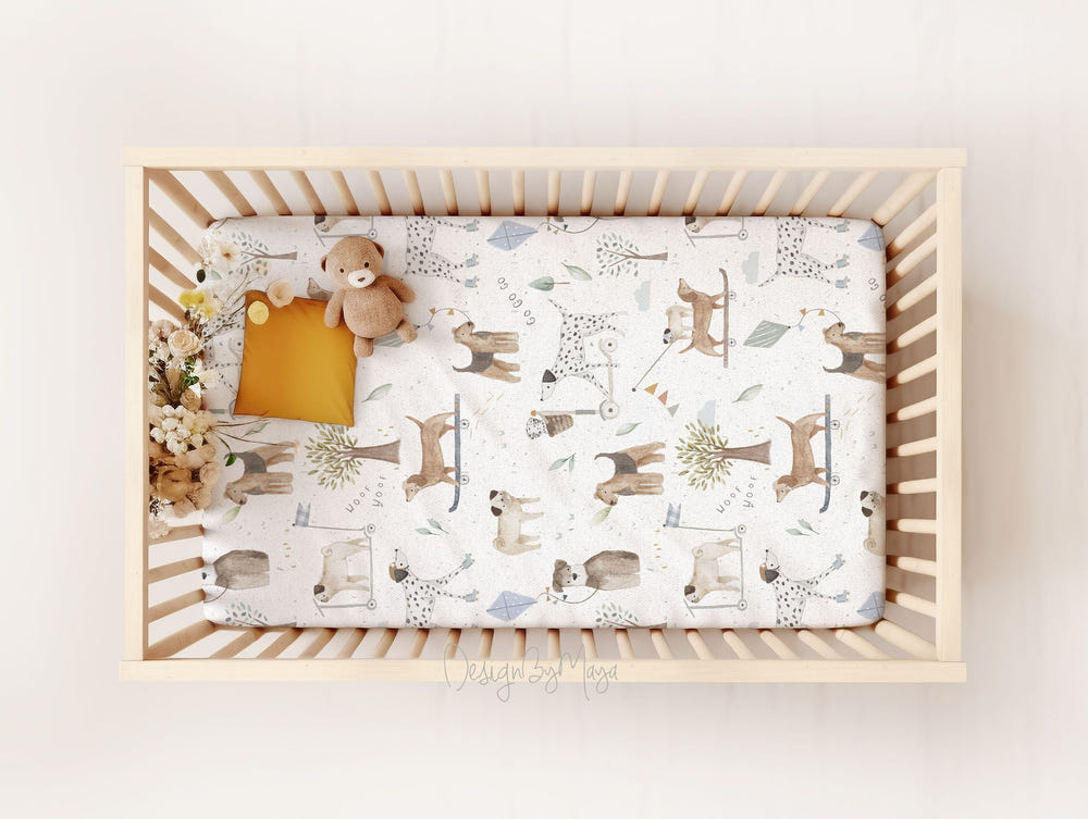 Soft minky jersey crib sheet for babies, perfect for a cozy and stylish nursery.