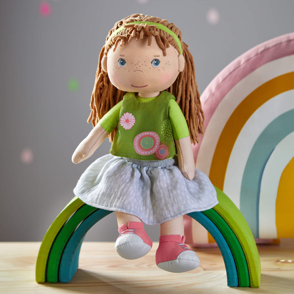 Hedda 12" Soft Doll - Adorable, cuddly soft doll perfect for babies and toddlers.