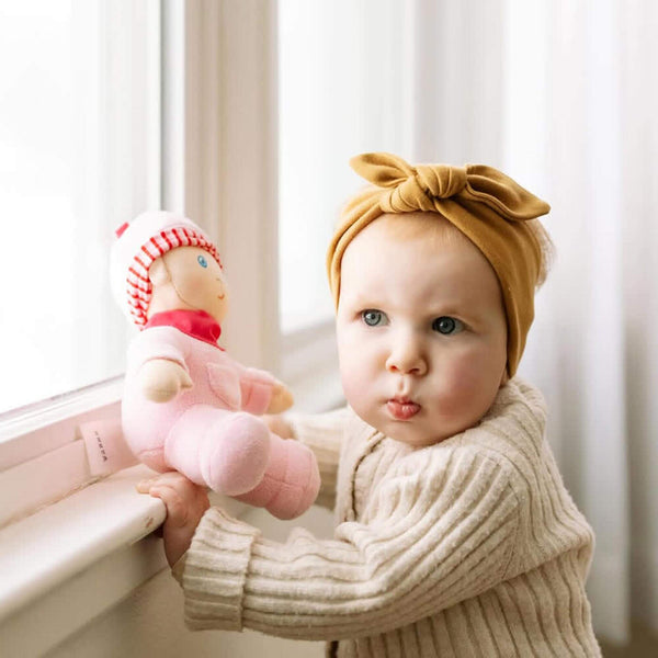 Snug Up Doll Luisa 8" - adorable first doll for babies, perfect for cuddling and imaginative play.