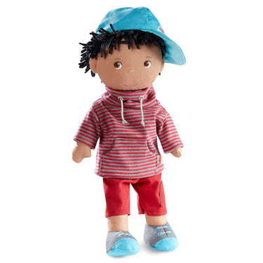William 12" soft boy doll, perfect for cuddling and imaginative play. Ideal gift for babies and toddlers.